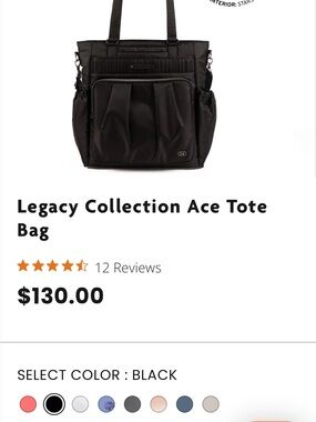 lug Legacy Collection Ace Tote Bag - Black